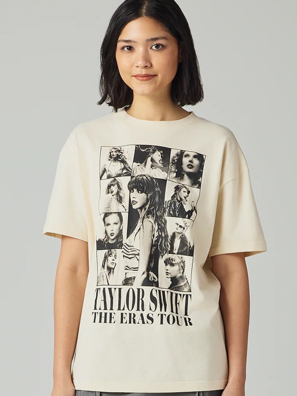 Taylor Swift Eras Tour T shirt - Cream - Size Medium